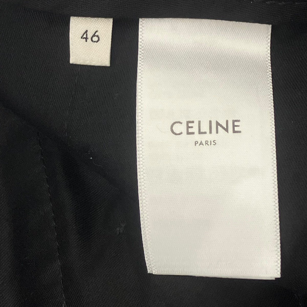 CELINE グレンチェックスラックス 古着・中古-5枚目のアイテム画像
