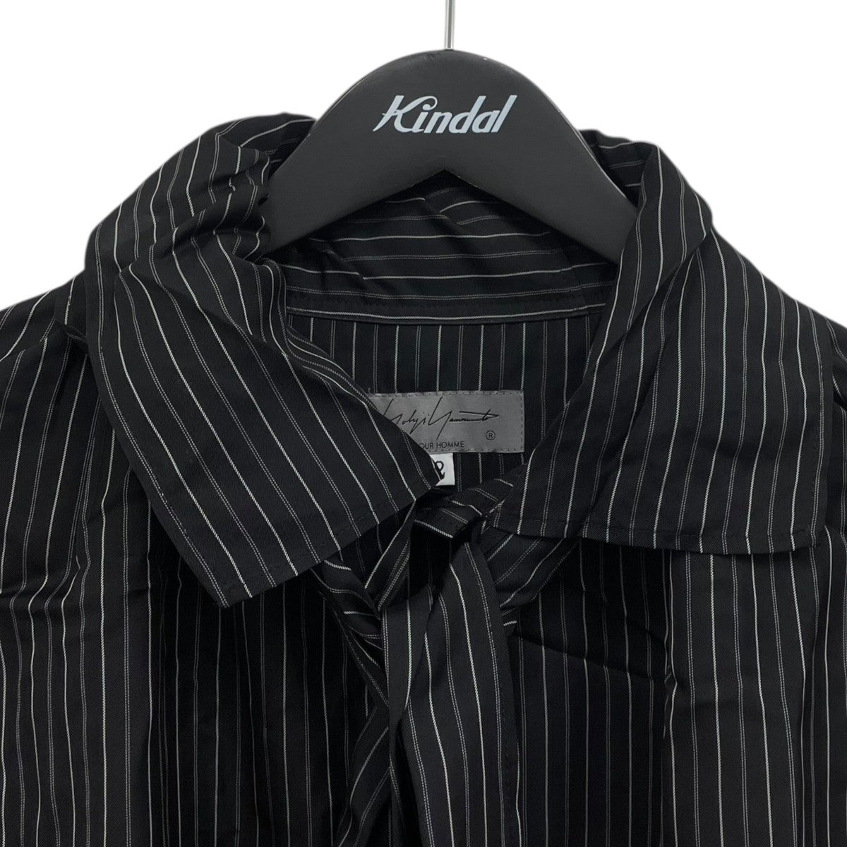 Yohji Yamamoto pour homme MESSAGE SCARF BLOUSE メッセージストールブラウス 古着・中古-3枚目のアイテム画像