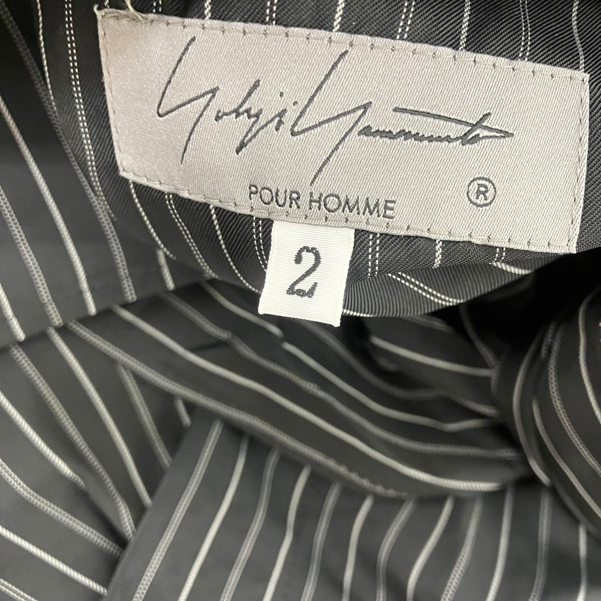 Yohji Yamamoto pour homme MESSAGE SCARF BLOUSE メッセージストールブラウス 古着・中古-5枚目のアイテム画像