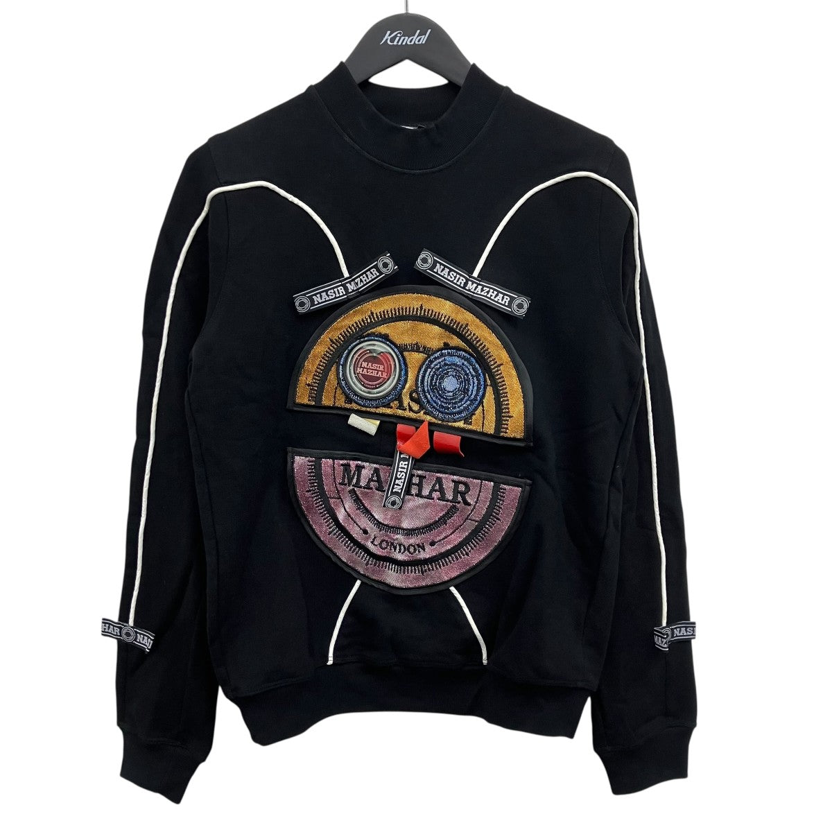NASIR MAZHAR ロゴパッチスウェット 古着・中古-1枚目のアイテム画像