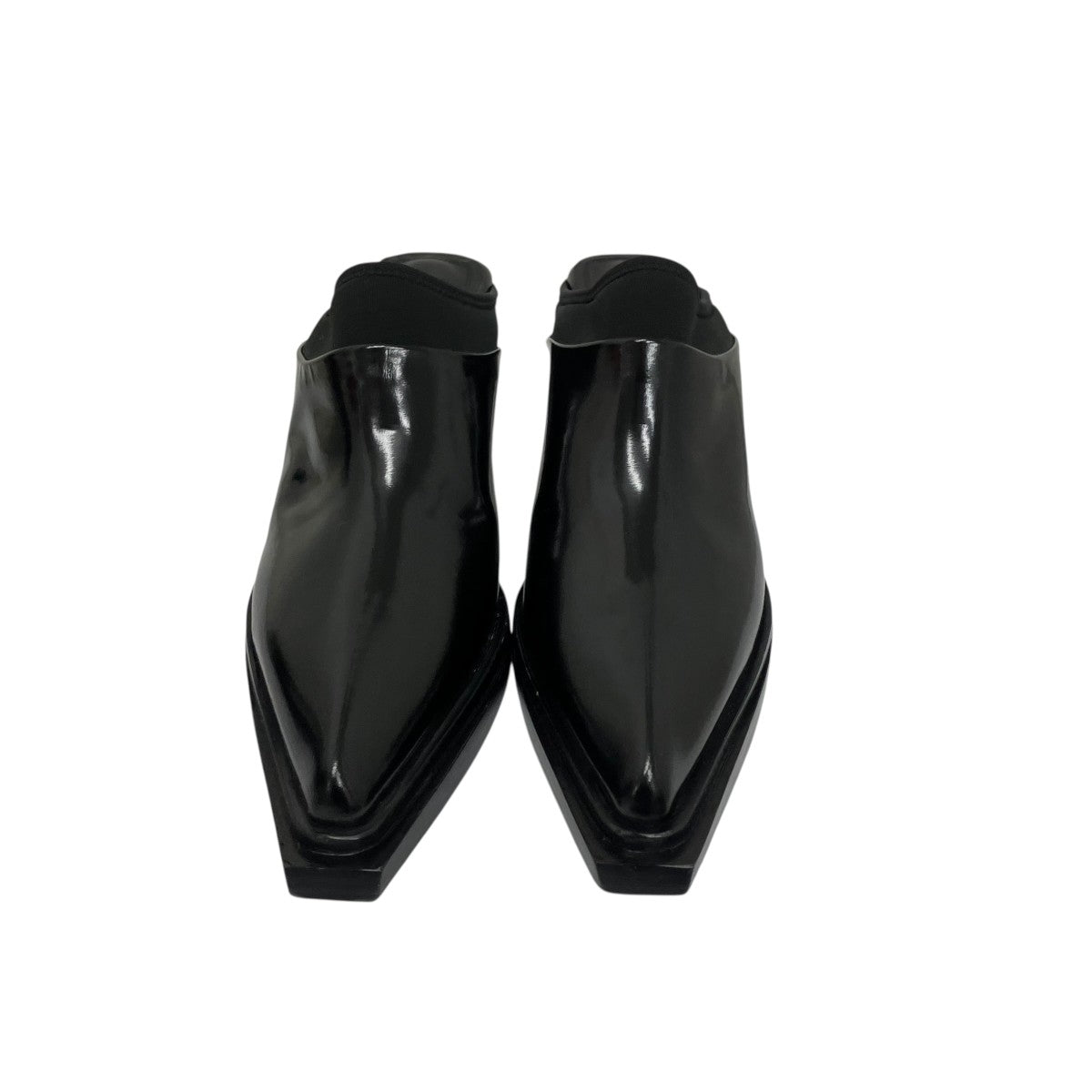 LEATHER HEELED MULESレザーサンダル