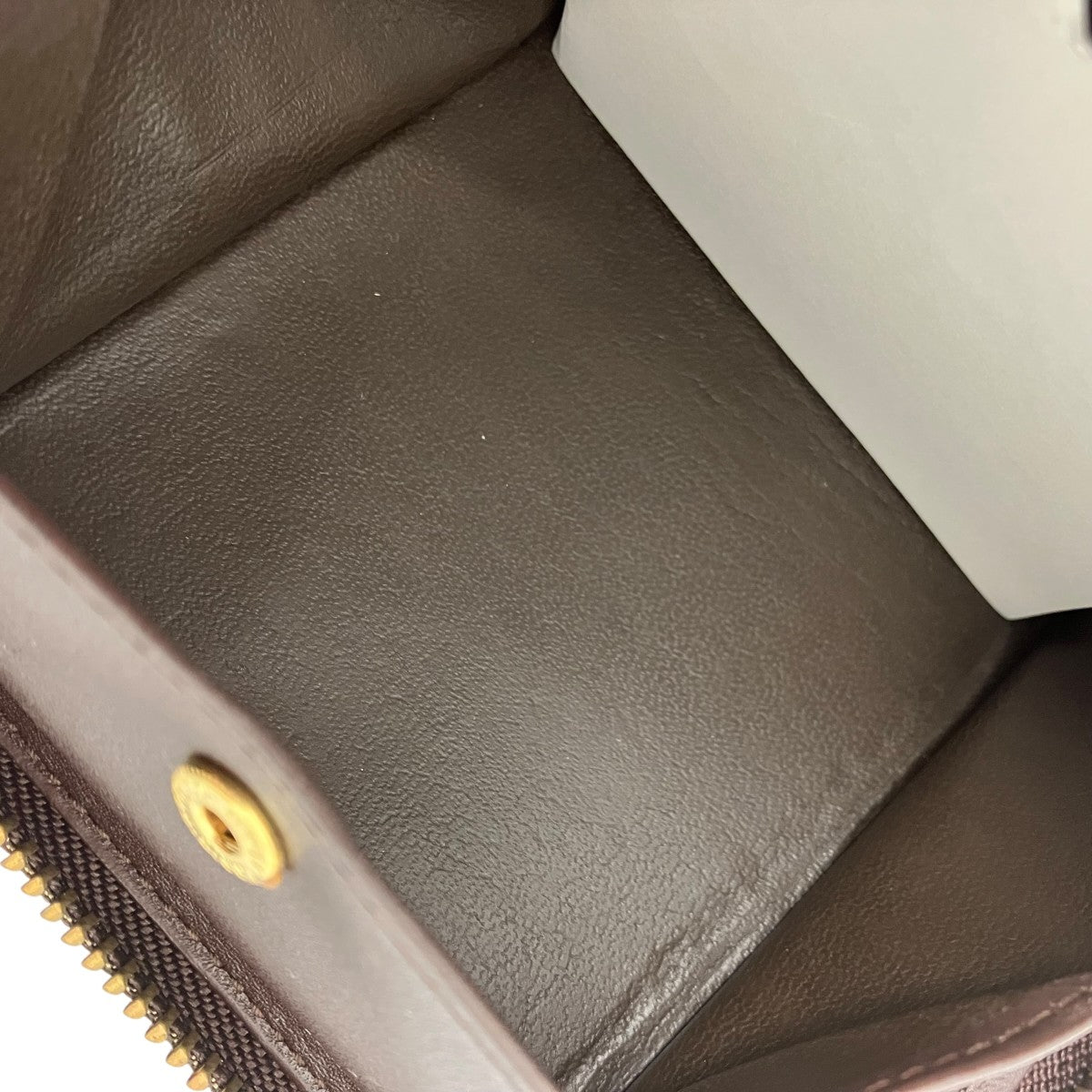 COMME des GARCONS POLKA DOTS PRINTED FULL ZIP AROUND WALLET 2つ折り財布 古着・中古-4枚目のアイテム画像