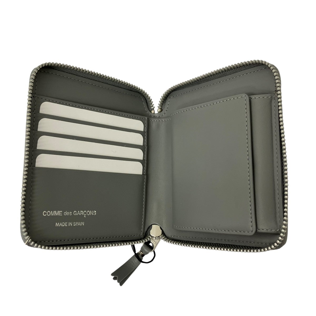 COMME des GARCONS POLKA DOTS PRINTED FULL ZIP AROUND WALLET 2つ折り財布 古着・中古-3枚目のアイテム画像