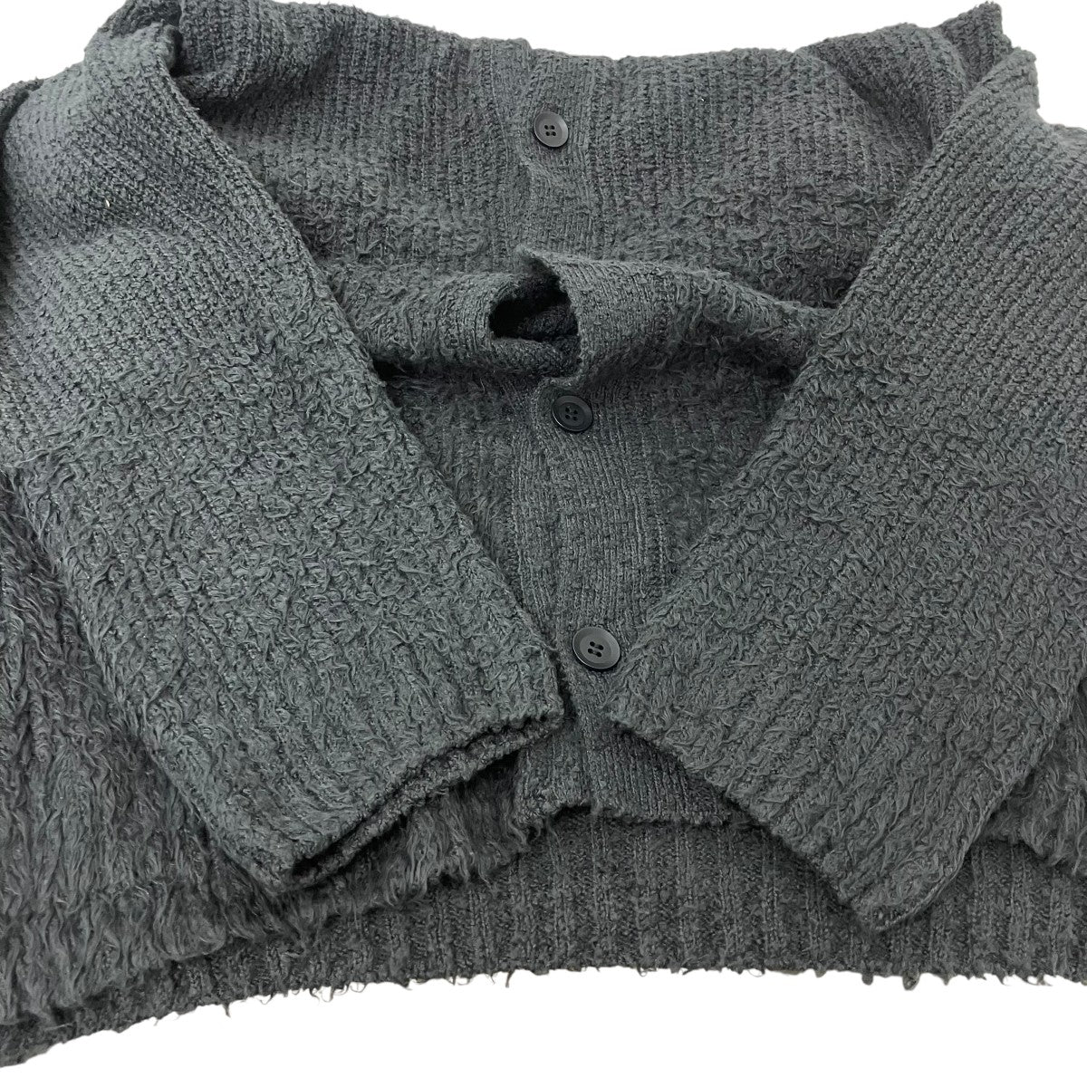 7G1P GRADATION V NECK CARDIGAN グラデーションシャギーカーディガン