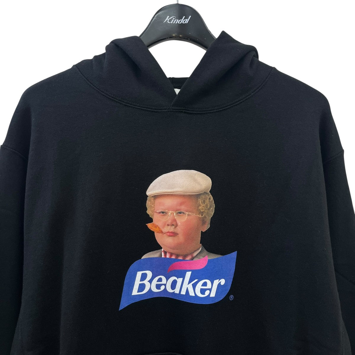 BEAKERプリントプルオーバーパーカー