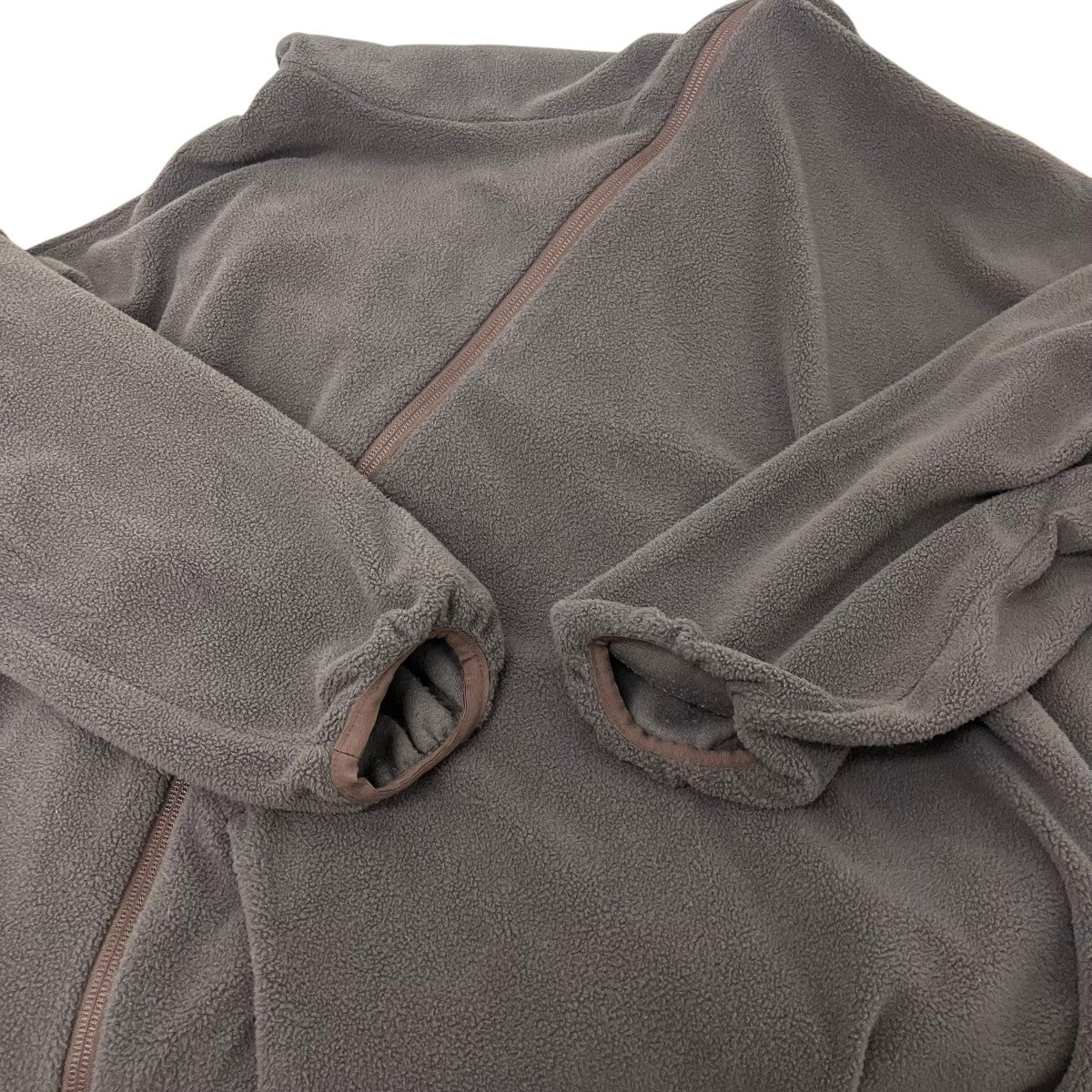 POST ARCHIVE FACTION (PAF) 4．0 HOODIE CENTER フリースパーカー 古着・中古-4枚目のアイテム画像