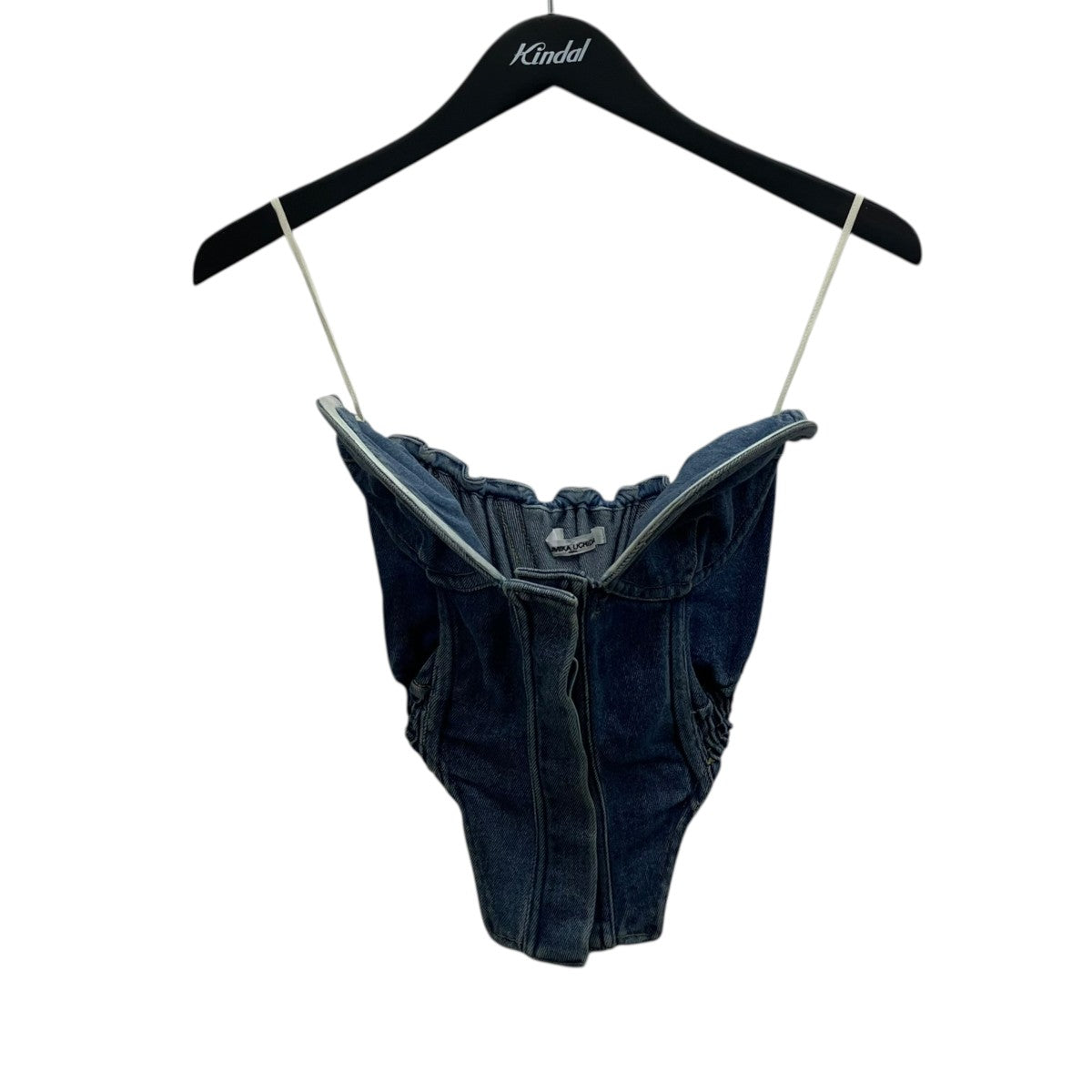 FUMIKA UCHIDA STRETCH DENIM BUSTIER ストレッチデニムビスチェ 古着・中古-1枚目のアイテム画像