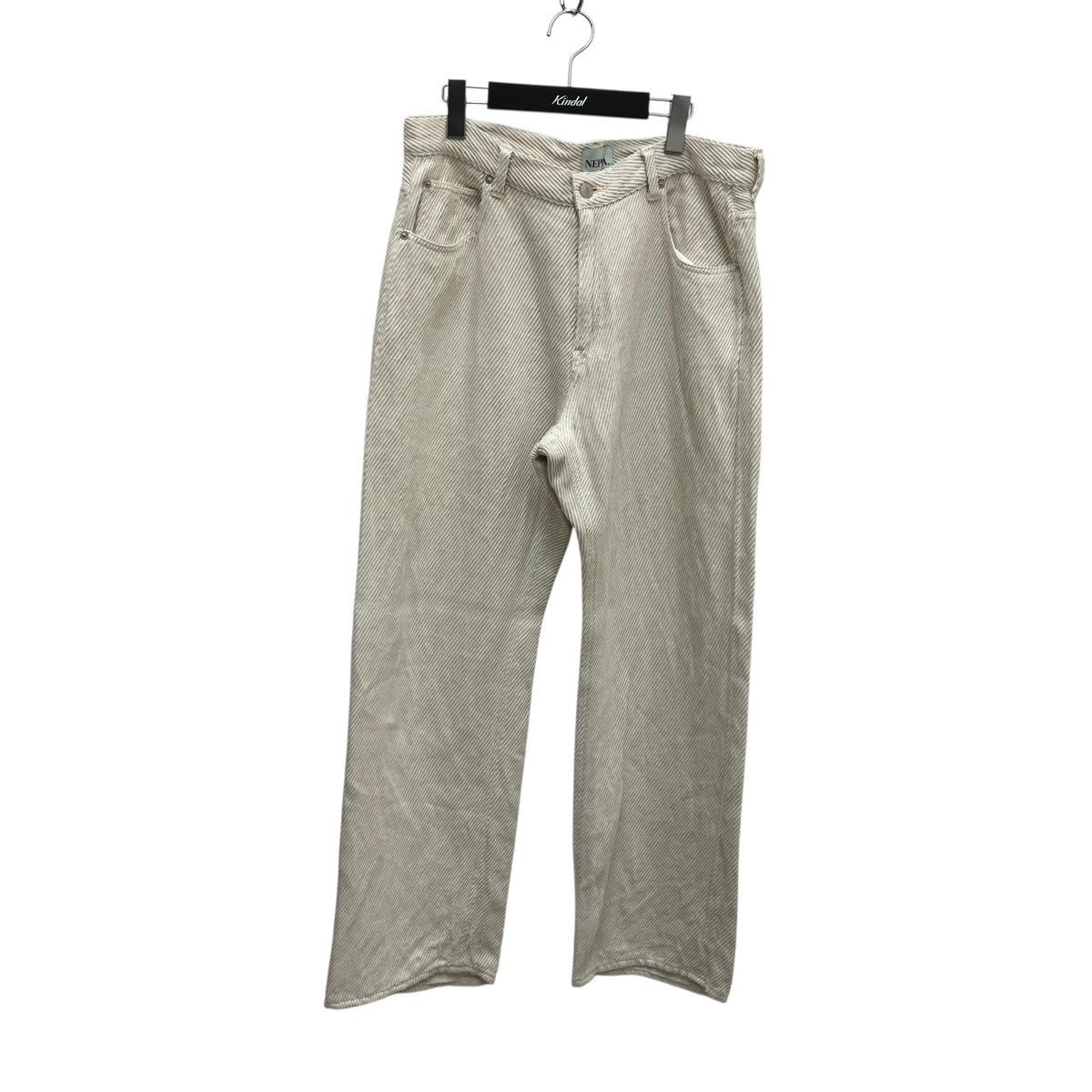 NEPLA． EURO CLASSIC STRAIGHTリネン混パンツ 古着・中古-1枚目のアイテム画像