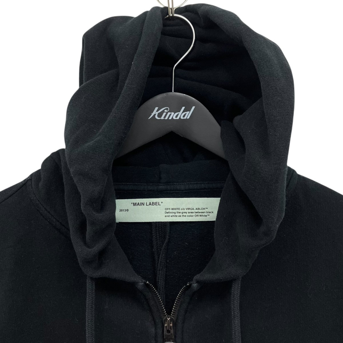 OFFWHITE ジップパーカー 古着・中古-3枚目のアイテム画像