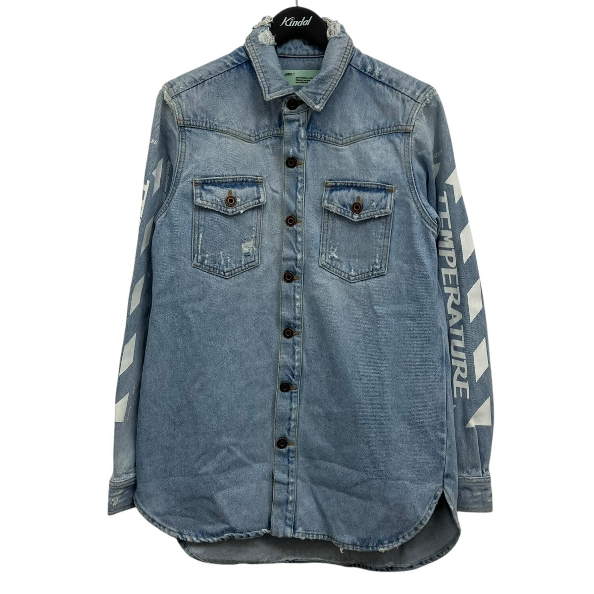 OFFWHITE デニムジャケット 古着・中古-1枚目のアイテム画像