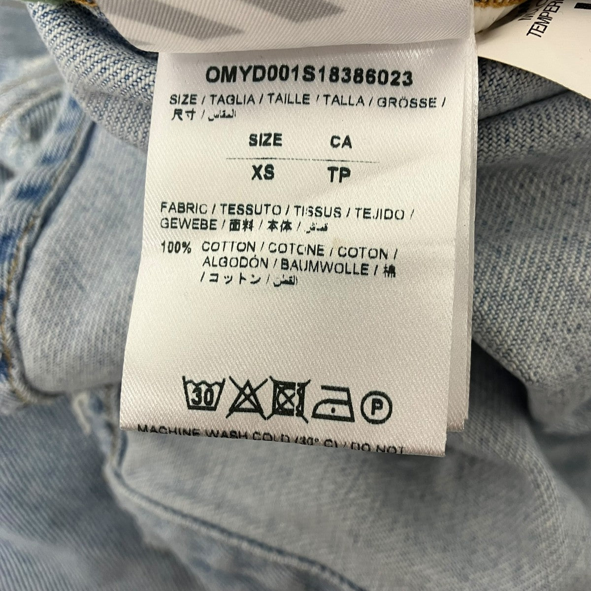 OFFWHITE デニムジャケット 古着・中古-5枚目のアイテム画像