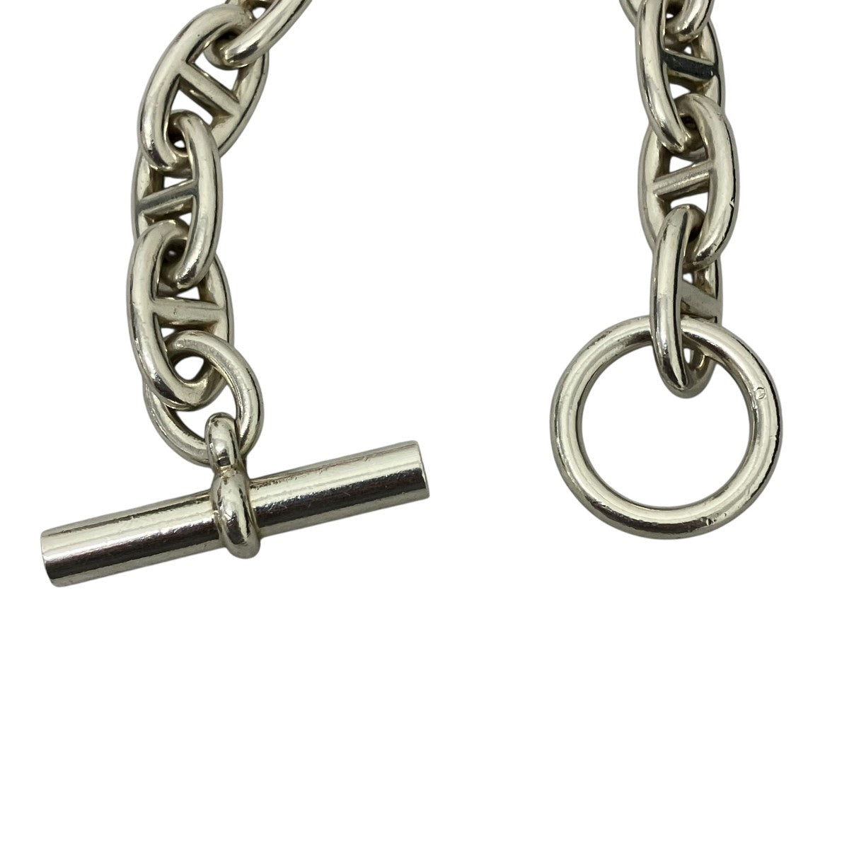 HERMES(エルメス) シェーヌダンクルブレスレット 23D043391 シルバー