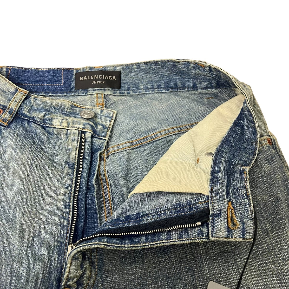 BALENCIAGA(バレンシアガ) ダブルフロントデニムパンツ 767979