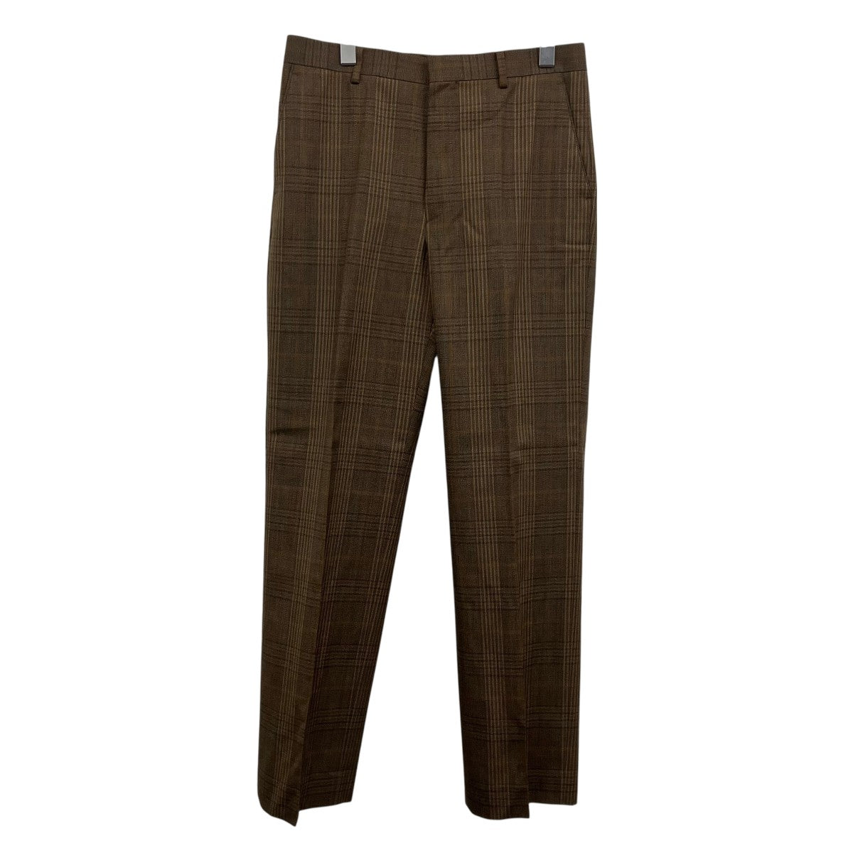 BLUEFACED WOOL CHECK SLACKS チェックスラックス