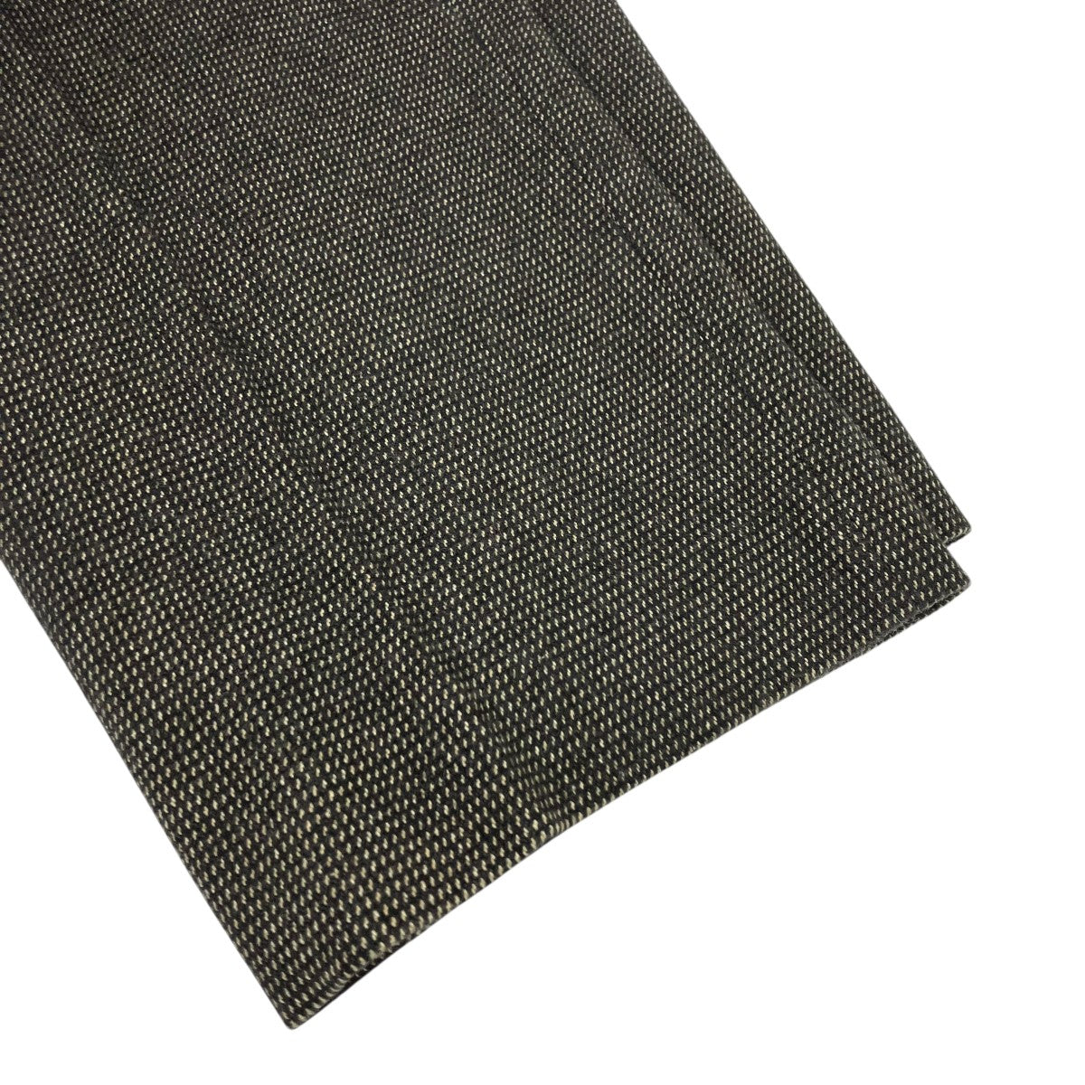 Organic Cotton Cashmere Wool Tweed Two-Tuck Pants ウールカシミヤチェックスラックス