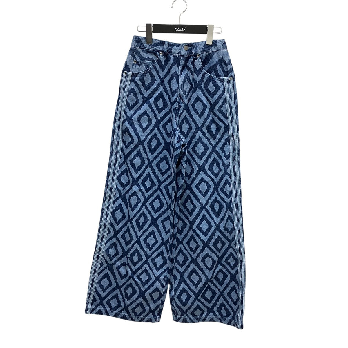 adidas×FARM Rio 総柄サイドラインデニムパンツIW0794 古着・中古-1枚目のアイテム画像
