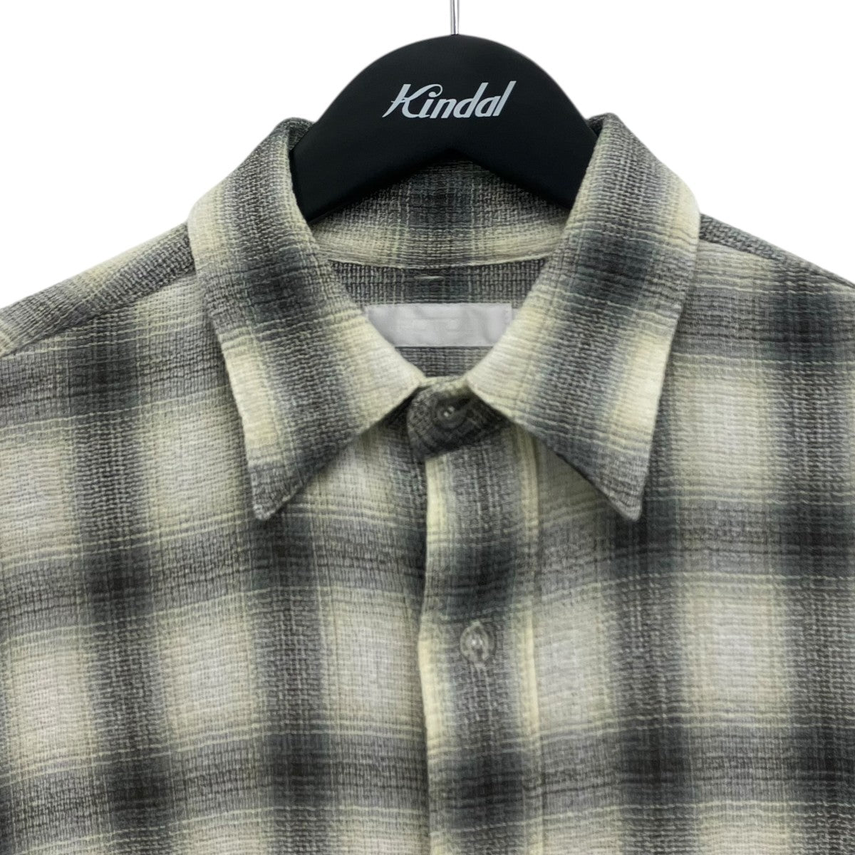 ROTOL(ロトル) 1LDK annex BASIC SHIRTSチェックシャツ グレー サイズ
