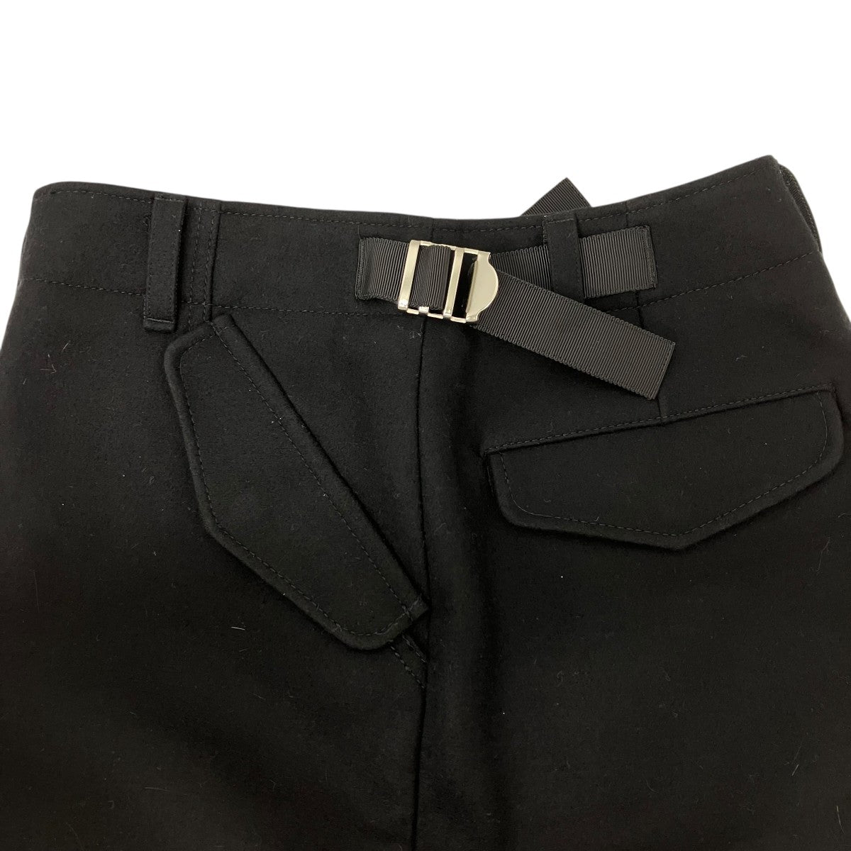 sacai Suiting Skirt ドッキングスカート 古着・中古-3枚目のアイテム画像