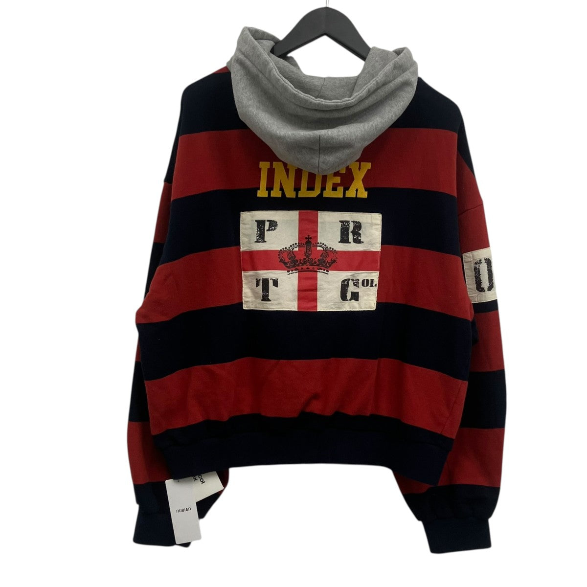 Protocol Index(プロトコルインデックス) STRIPE POLO HOODIE