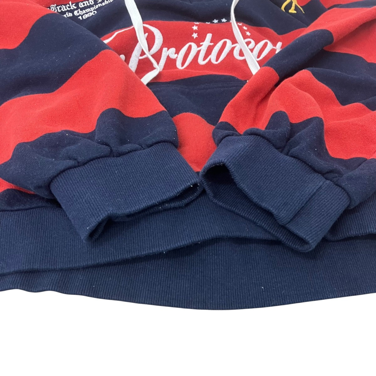 Protocol Index(プロトコルインデックス) STRIPE POLO HOODIE