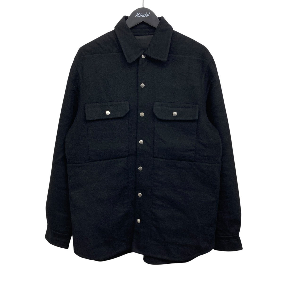 RICK OWENS OUTER SHIRTS カシミヤアウターシャツ 古着・中古-1枚目のアイテム画像