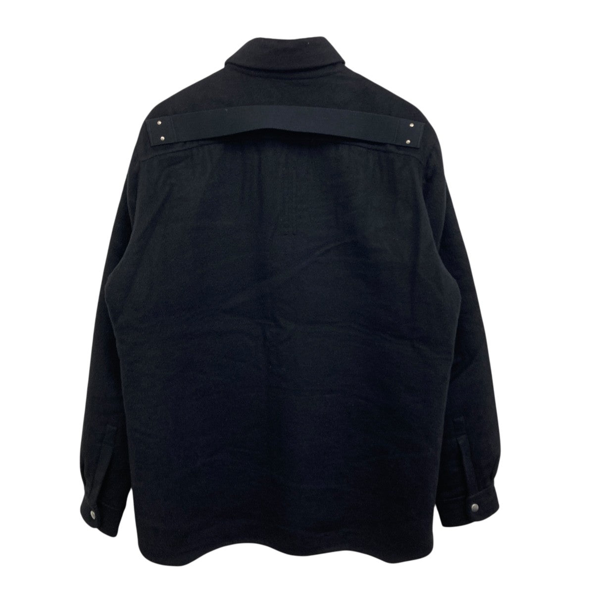RICK OWENS OUTER SHIRTS カシミヤアウターシャツ 古着・中古-2枚目のアイテム画像