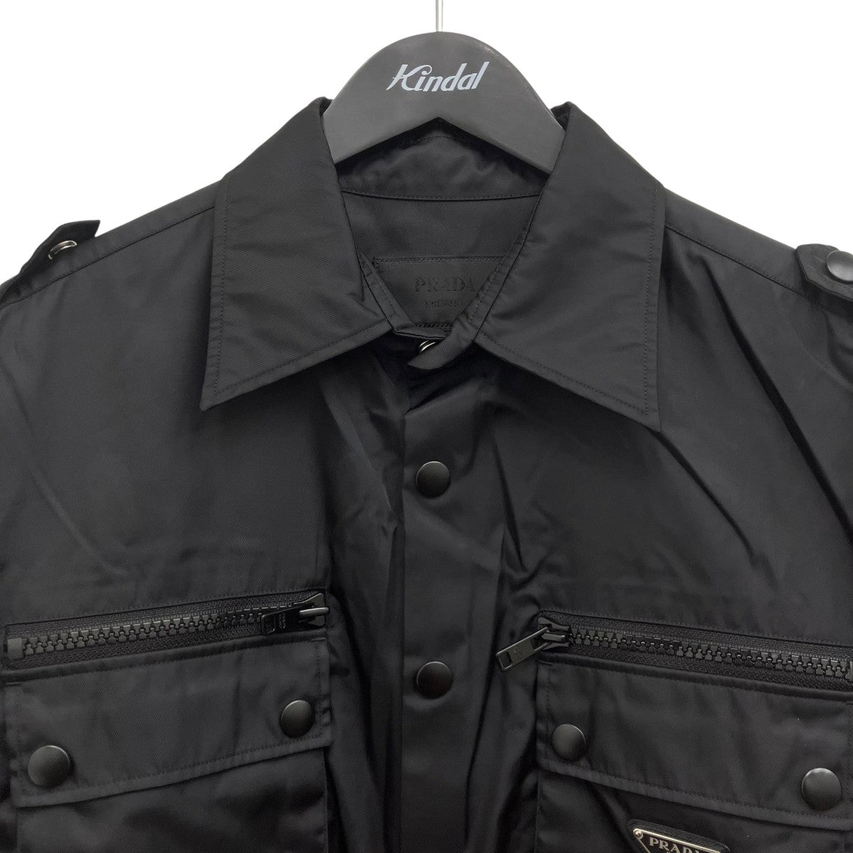 PRADA 三角ロゴシャツ 古着・中古-3枚目のアイテム画像