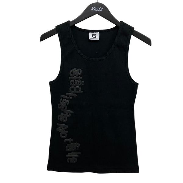 gadid anoniem LEWIN / WHITE タンクトップ GADID ANONIEM(ガディッドアノニム) LEWINタンクトップ ブラック