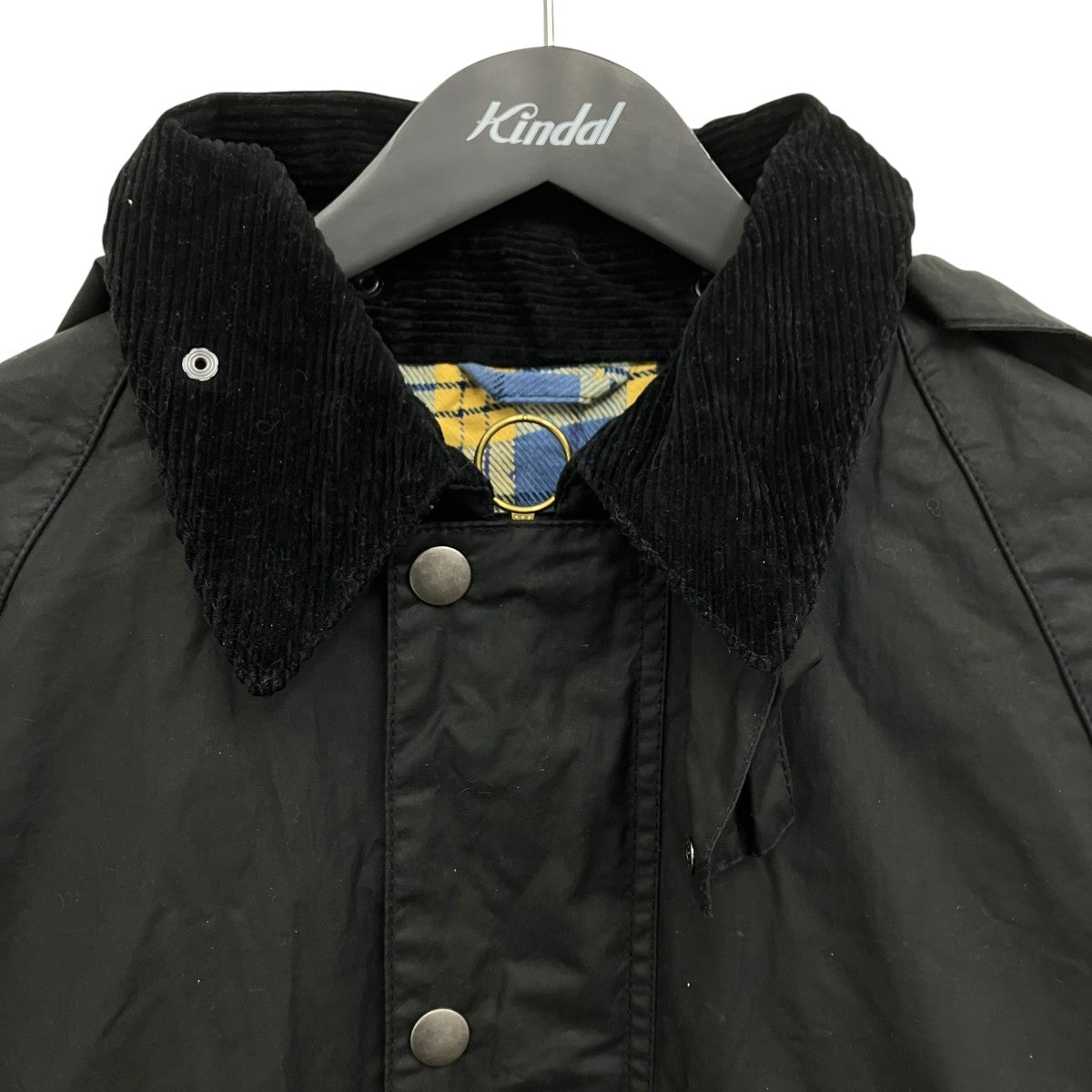 Barbour×UNUSED ライディングコート 古着・中古-3枚目のアイテム画像