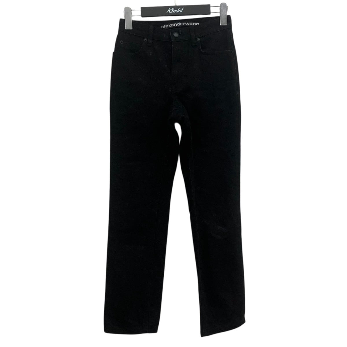 ALEXANDER WANG ロゴプリントデニムパンツ 古着・中古-1枚目のアイテム画像