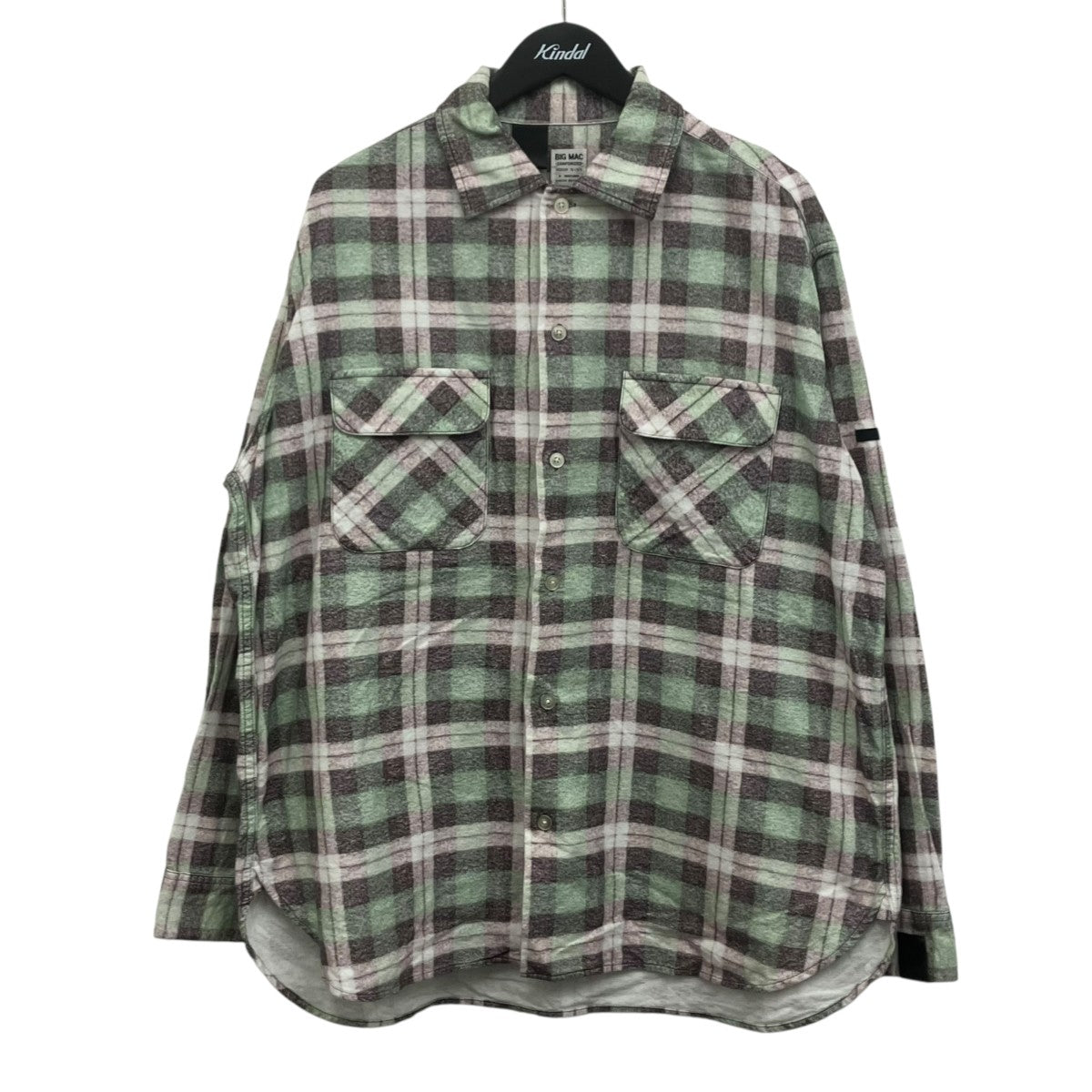 BIG MAC×N．HOOLYWOOD チェックシャツ 古着・中古-1枚目のアイテム画像