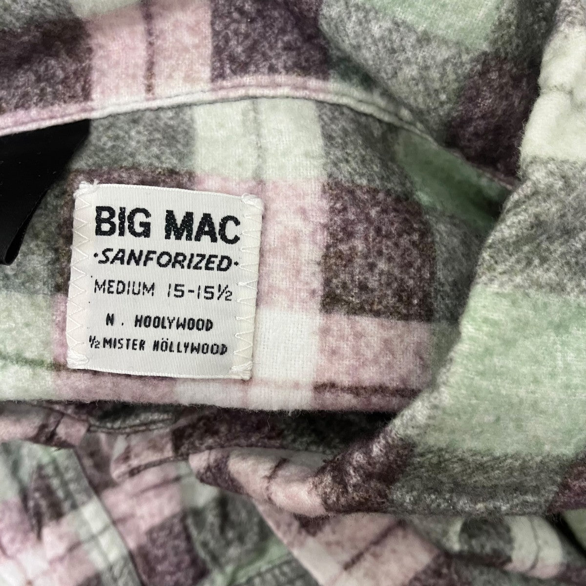 BIG MAC×N．HOOLYWOOD チェックシャツ 古着・中古-5枚目のアイテム画像