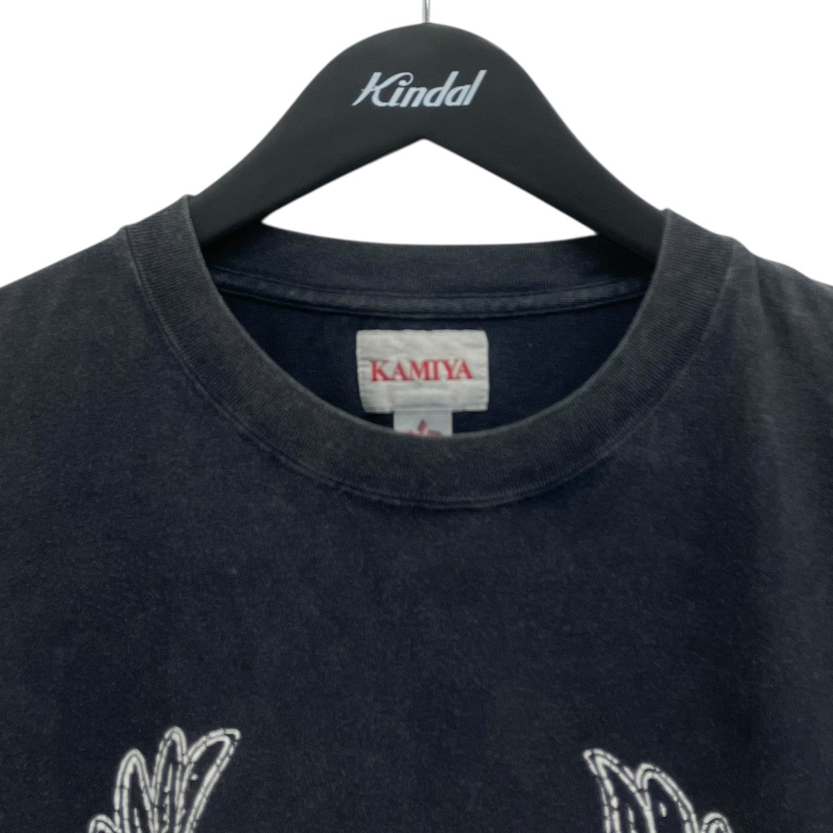 KAMIYA EAGLE Breached Long Sleeve T-shirt ユーズド加工カットソー 古着・中古-3枚目のアイテム画像