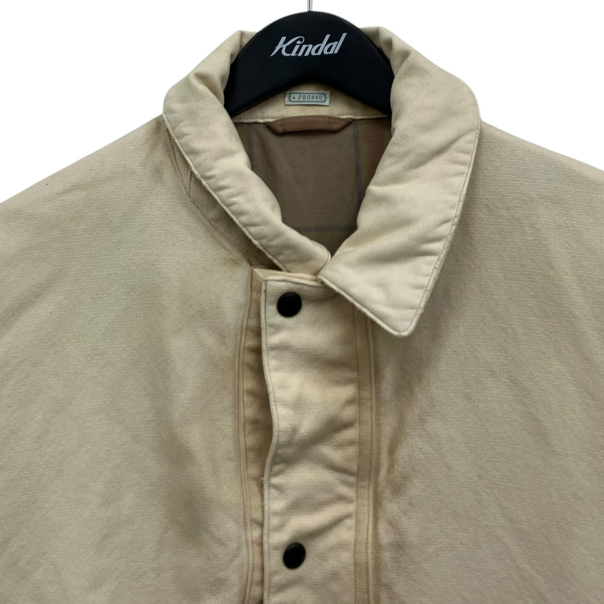APRESSE Vintage Silk Hemp Hunting Jacket ハンティングジャケット 古着・中古-3枚目のアイテム画像