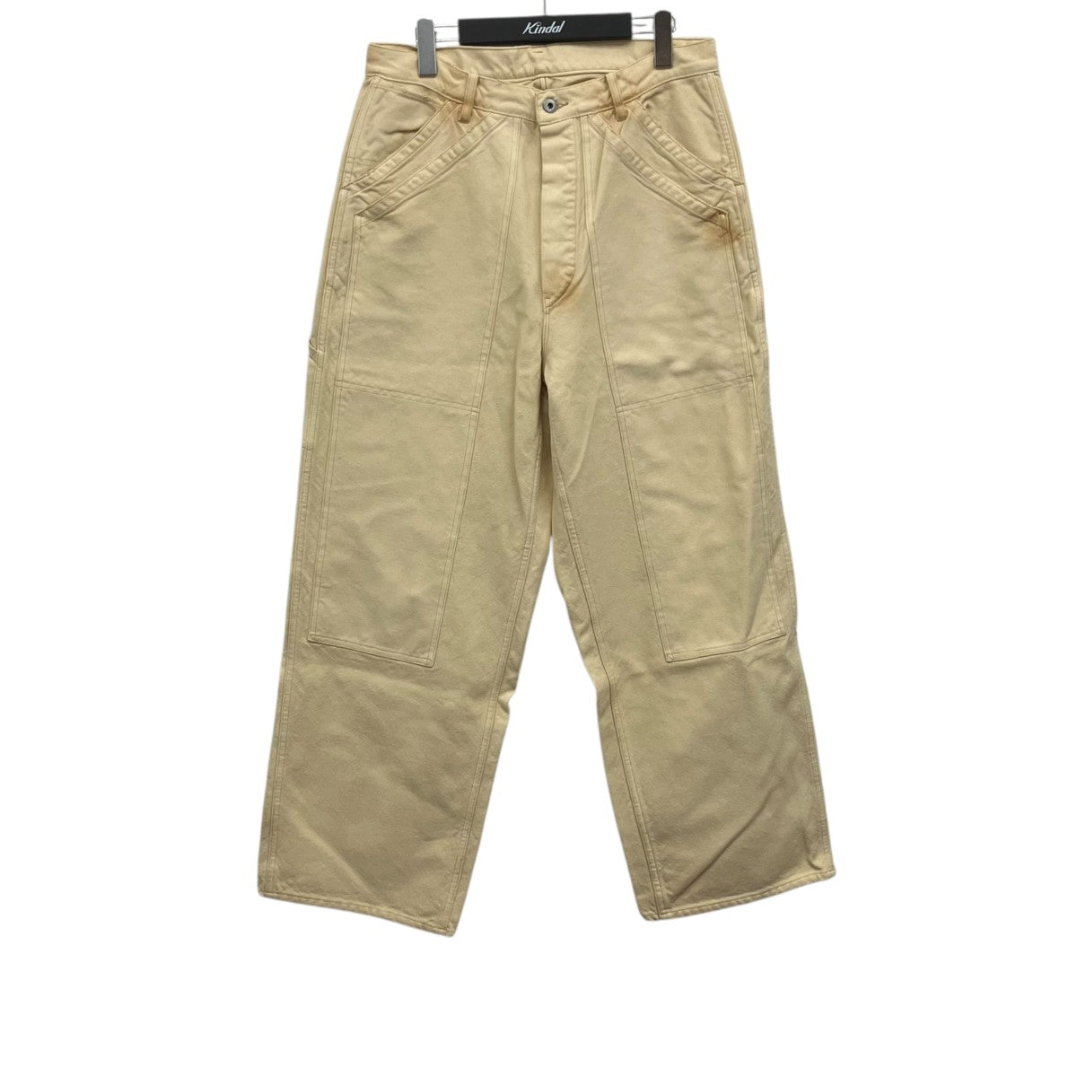 APRESSE Vintage Silk Hemp Double Knee Pants ダブルニーパンツ 古着・中古-1枚目のアイテム画像