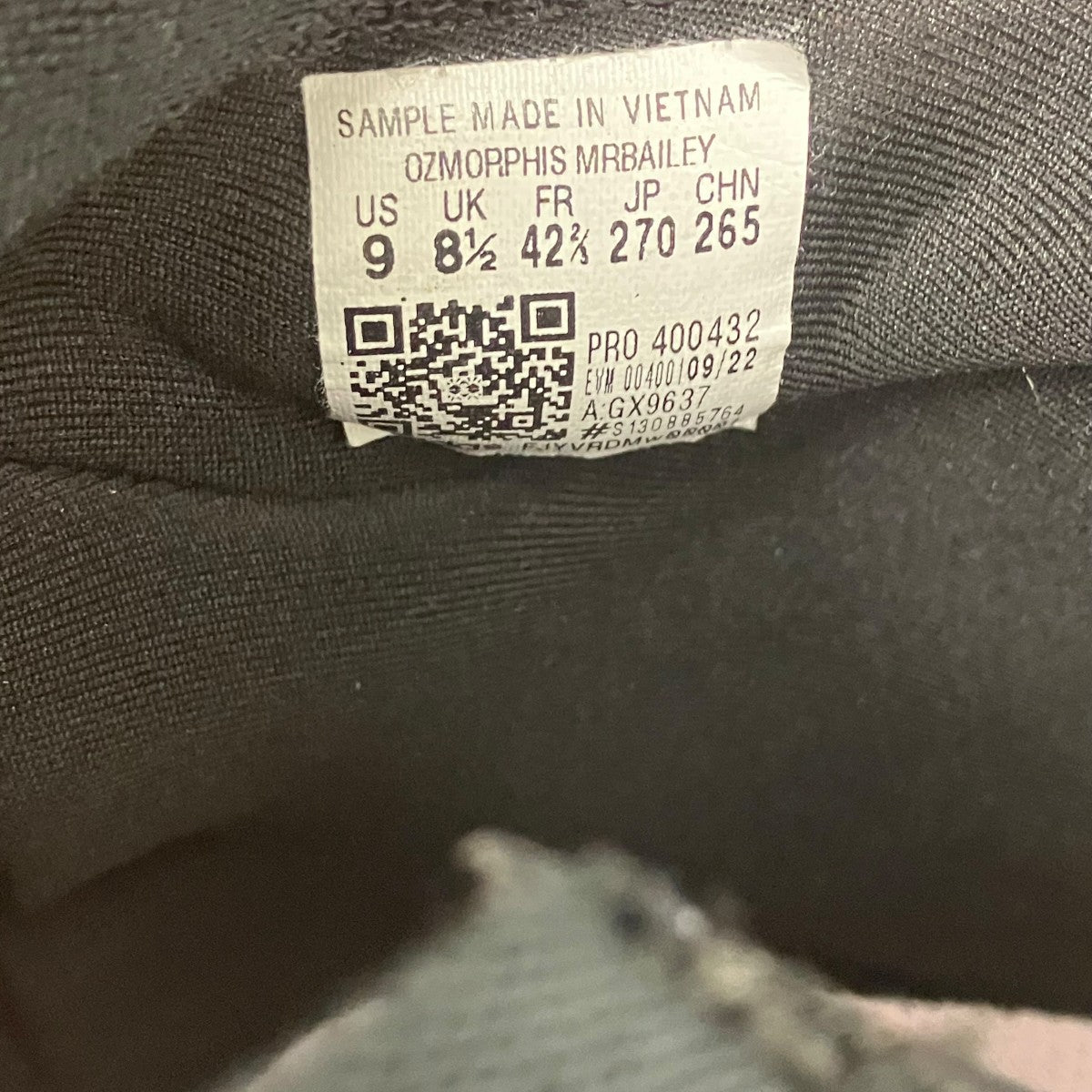 adidas×Mr．Bailey オズモーフィスハイカットスニーカー 古着・中古-7枚目のアイテム画像