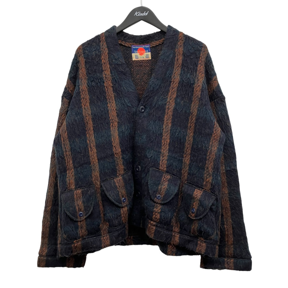 blackmeans モヘアカーディガン 古着・中古-1枚目のアイテム画像