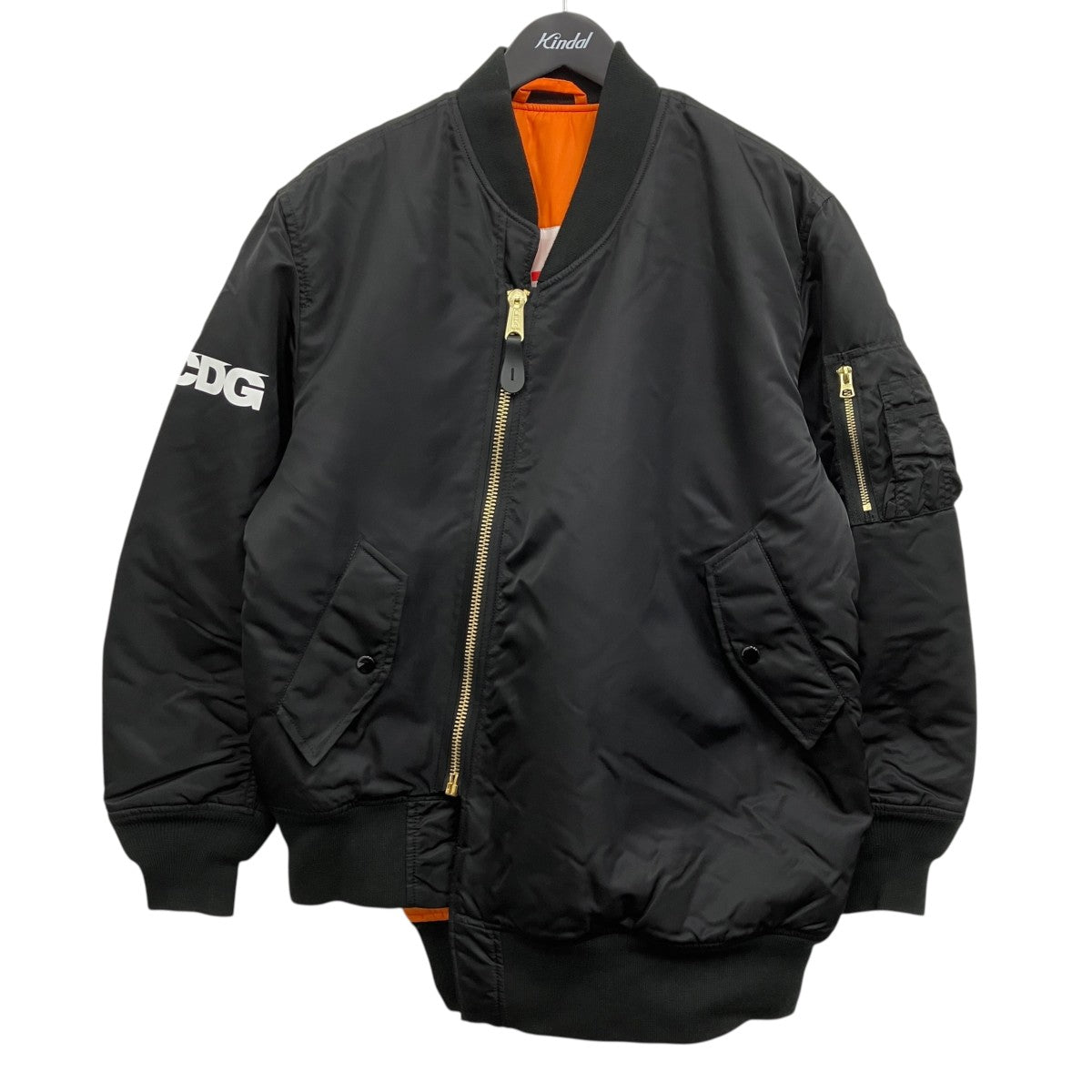 CDG×ALPHA リバーシブルMA-1ジャケット 古着・中古-1枚目のアイテム画像