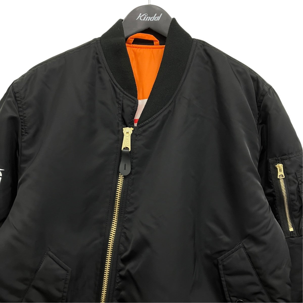 CDG×ALPHA リバーシブルMA-1ジャケット 古着・中古-3枚目のアイテム画像