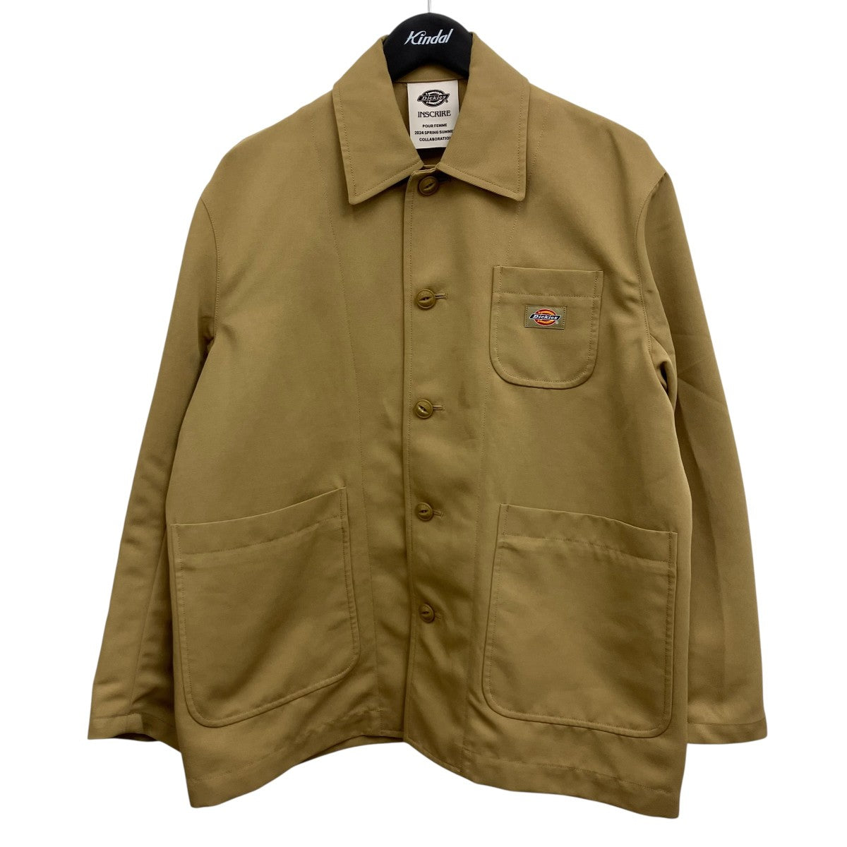 Dickies×INSCRIRE ワークジャケット I24SS-JK99DBY ベージュ サイズ
