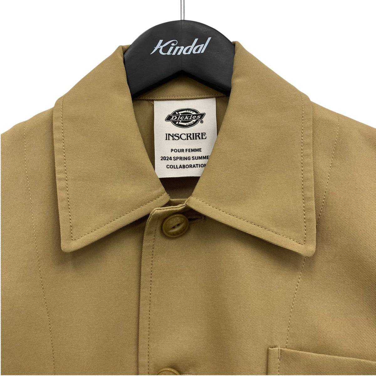 Dickies×INSCRIRE ワークジャケット I24SS-JK99DBY ベージュ サイズ