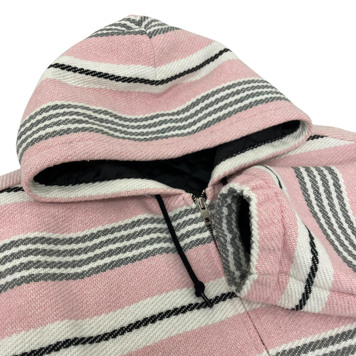 Supreme 25SSWoven Stripe Hooded Jacketフーデッドジャケット 古着・中古-4枚目のアイテム画像
