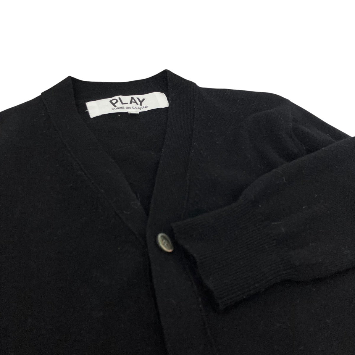 PLAY COMME des GARCONS 胸ハートカーディガン 古着・中古-4枚目のアイテム画像