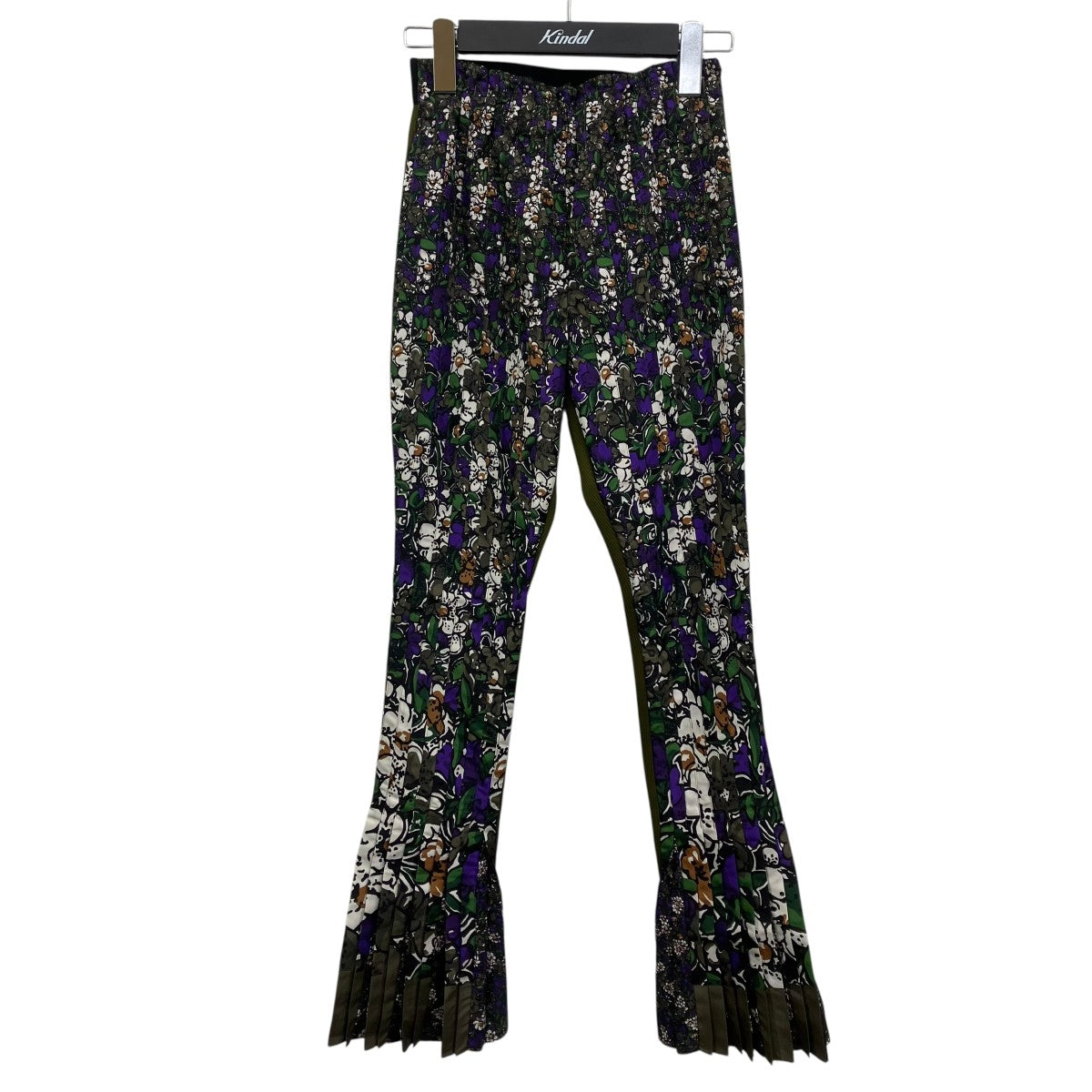 sacai フローラル切替ドッキングパンツ 古着・中古-1枚目のアイテム画像