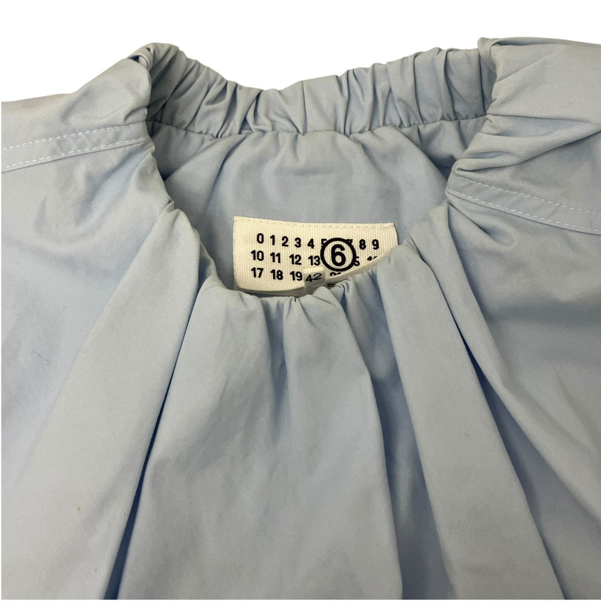 MM6 Maison Margiela ギャザーネックトップス 古着・中古-4枚目のアイテム画像