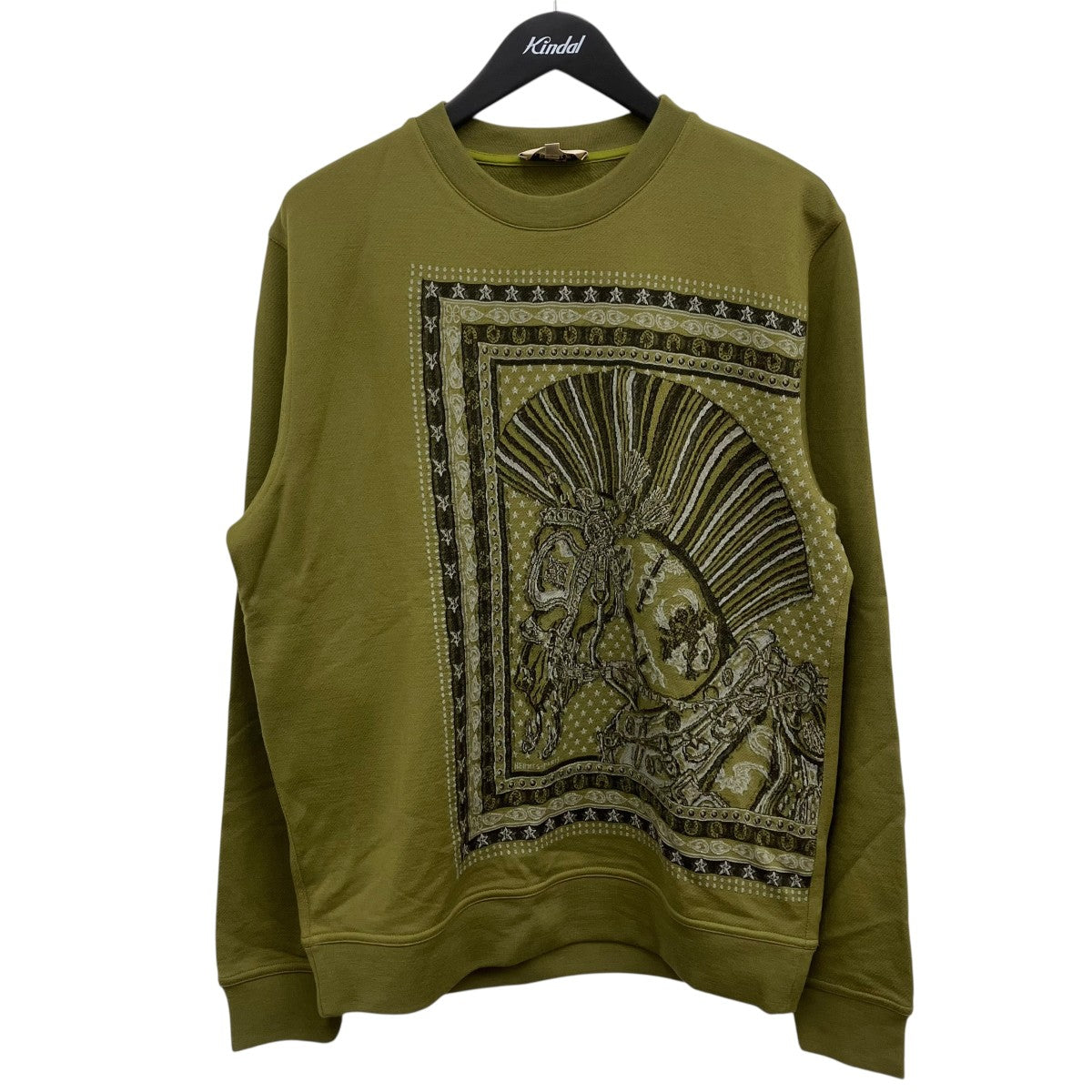 HERMES プリントスウェット 古着・中古-1枚目のアイテム画像