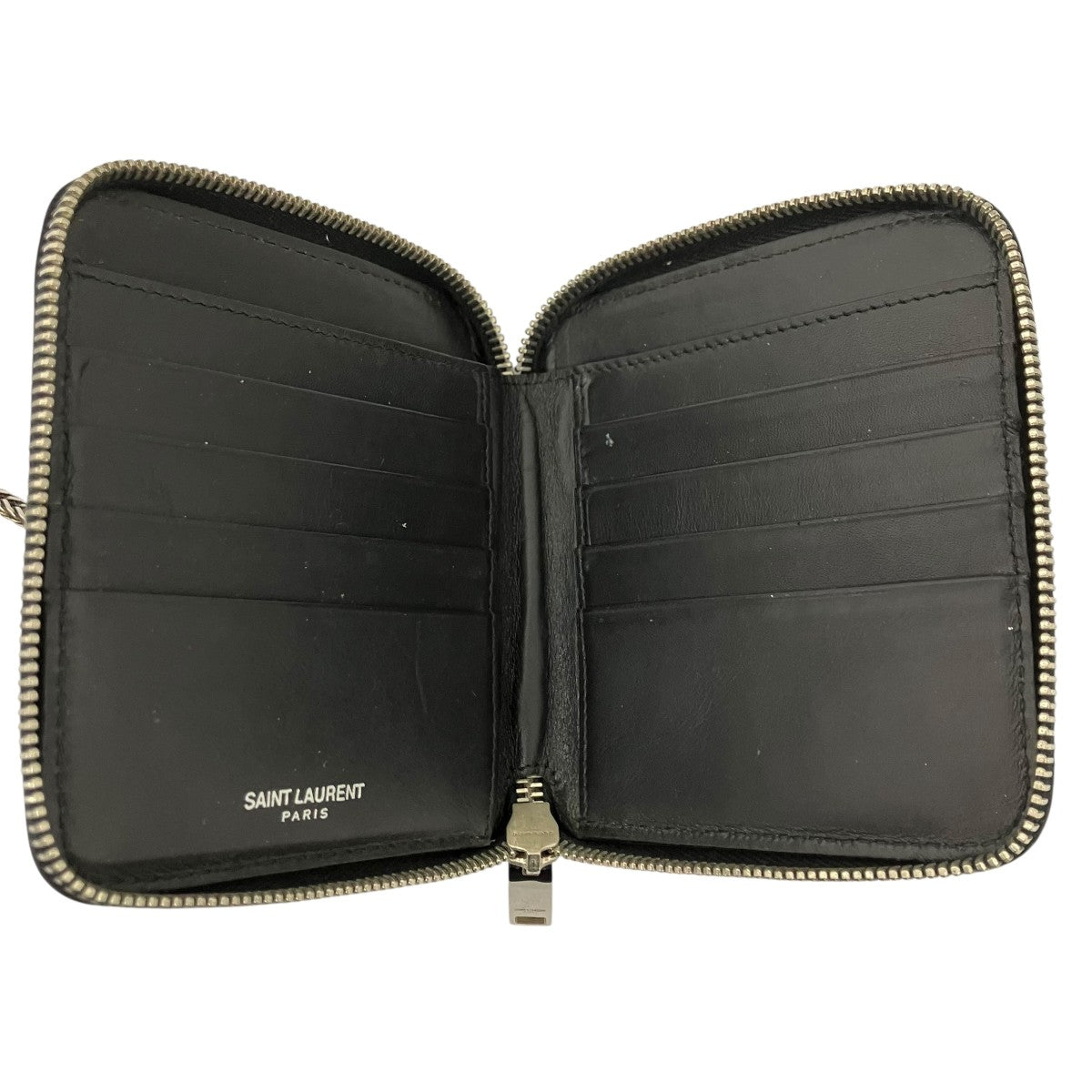 Saint Laurent Paris チェーンウォレット 古着・中古-5枚目のアイテム画像