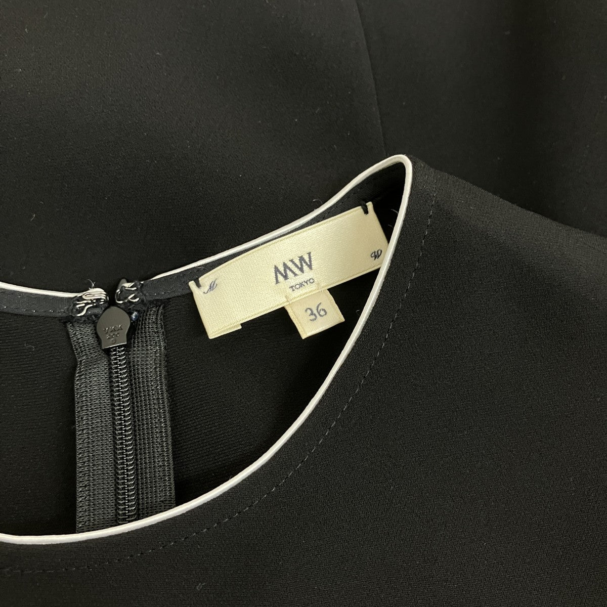 MW TOKYO バイカラーペプラムブラウスMW15-FK002 古着・中古-5枚目のアイテム画像