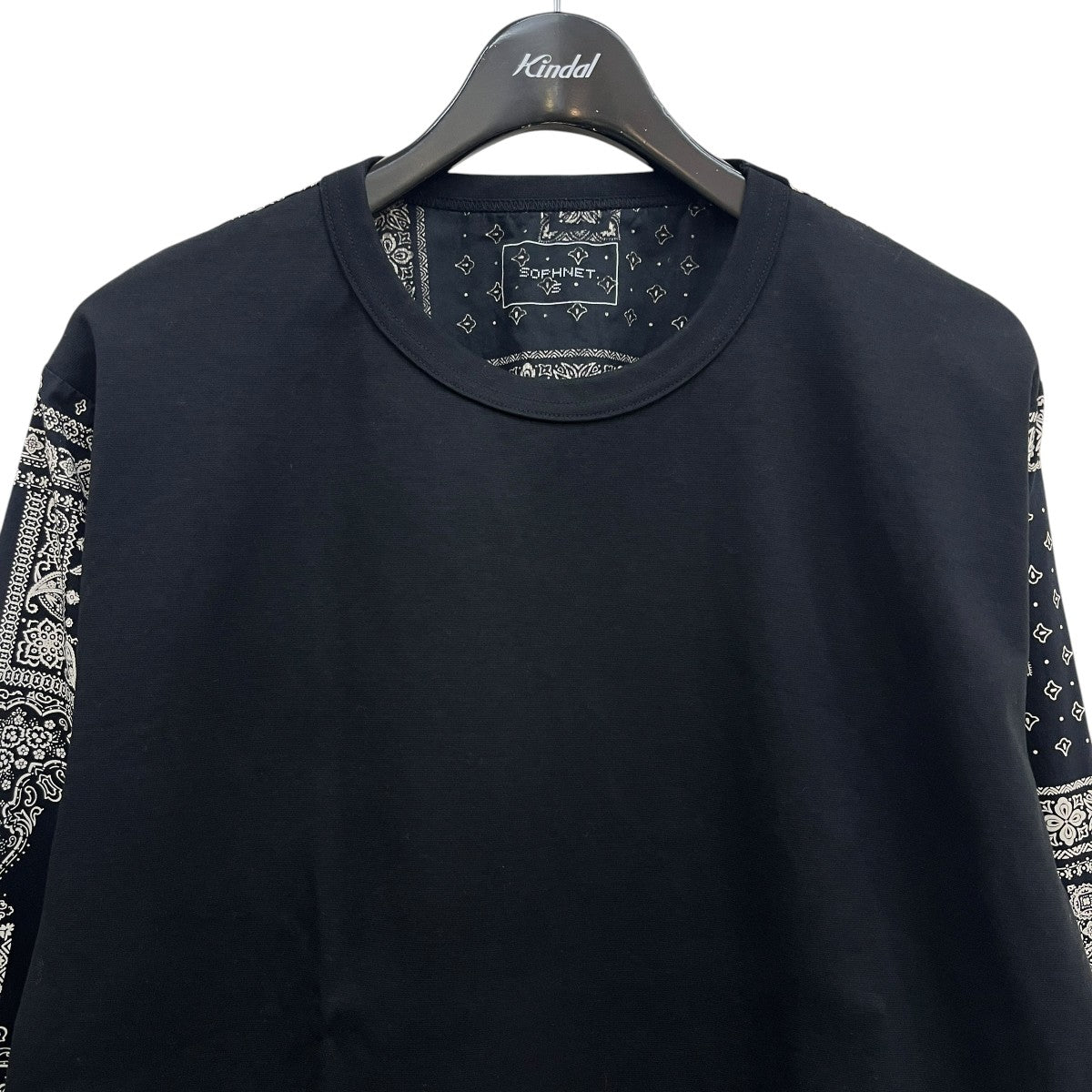 SOPHNET．(ソフネット) FABRIC MIX WIDE CUT SEWN切替カットソーSOPH