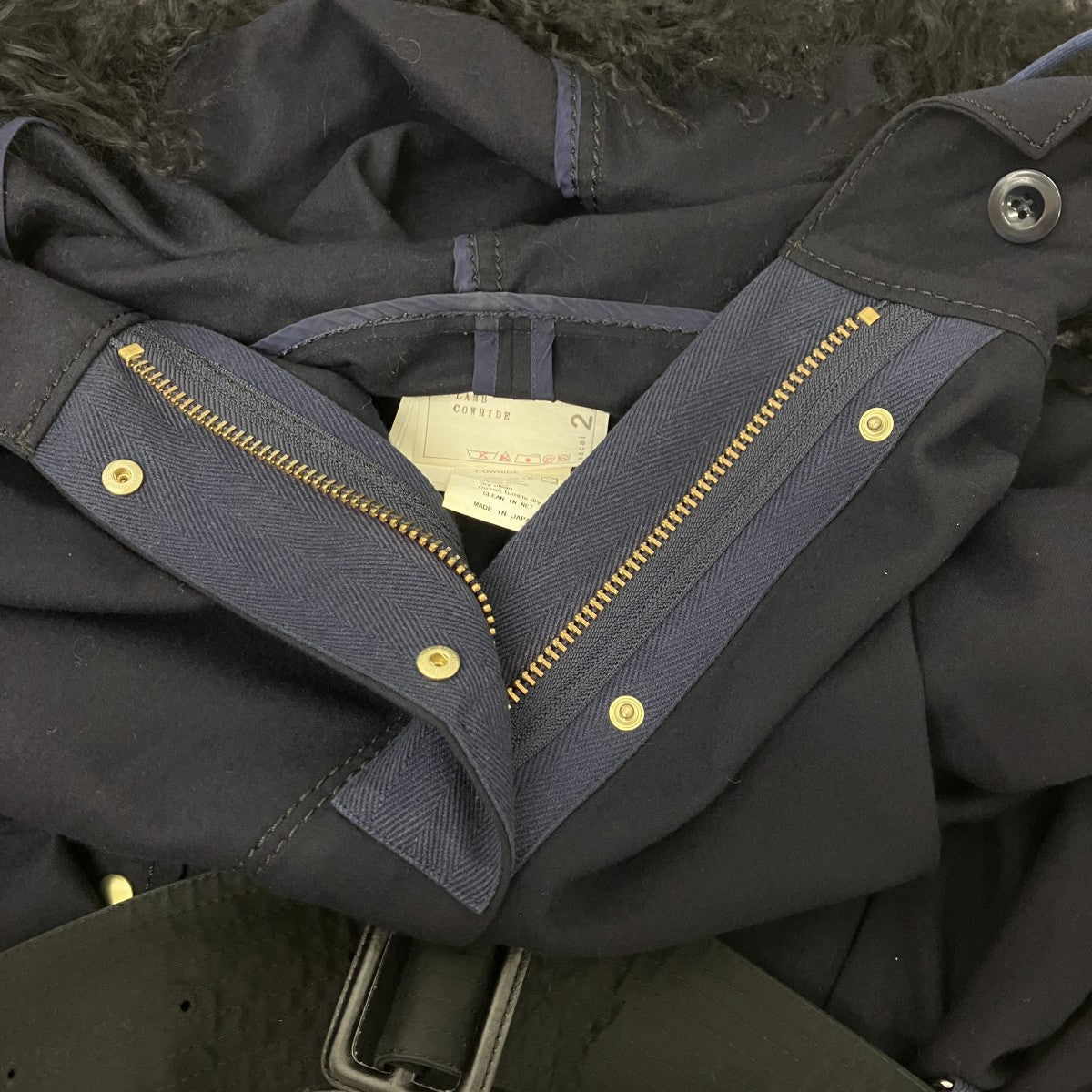 sacai ポンチョ 古着・中古-4枚目のアイテム画像